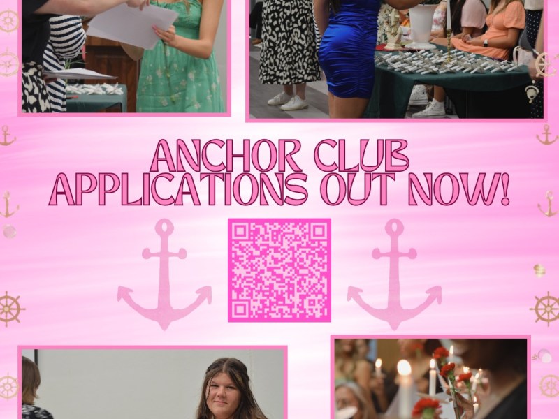 Anchor Club seeking applicants for next school&nbsp;year