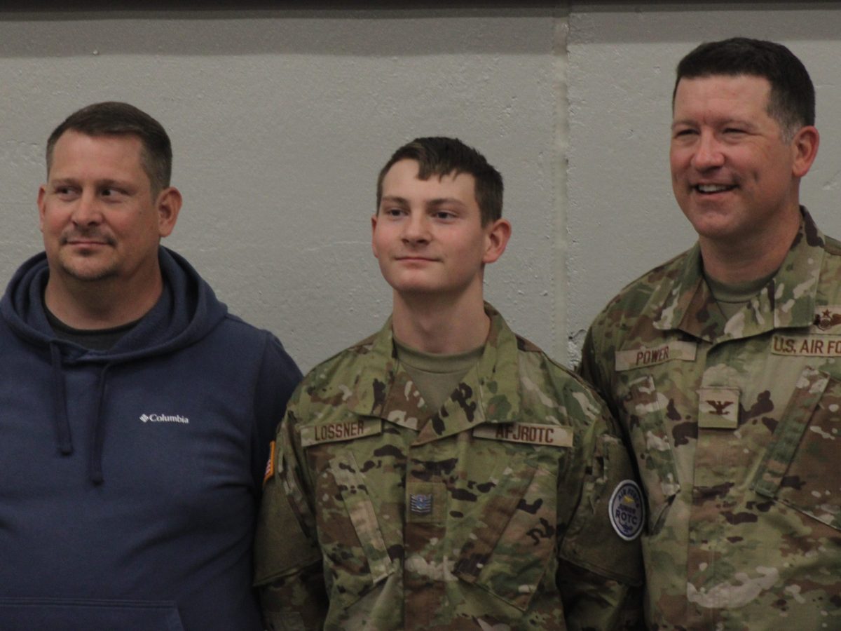 JROTC cadet Ryan Lossner presented Silver Valor Award on&nbsp;Monday